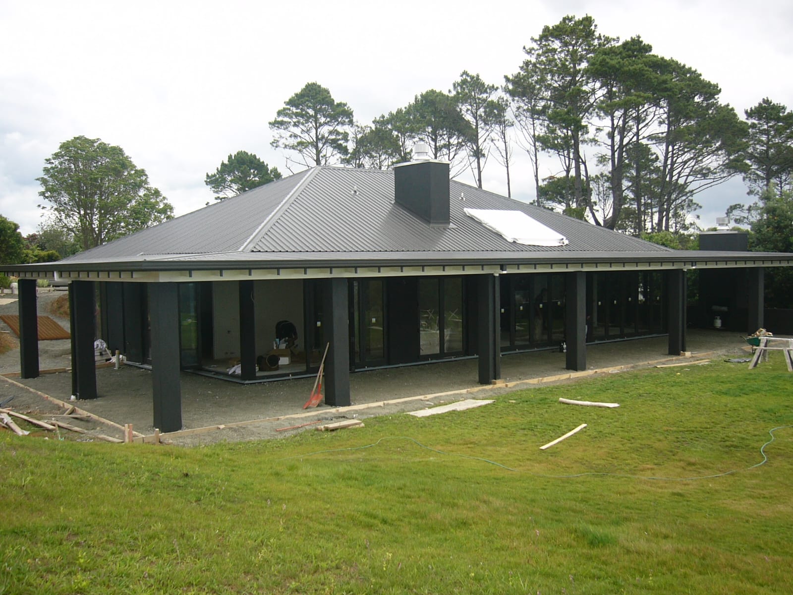 Architectural new build with wrap-around verandah
