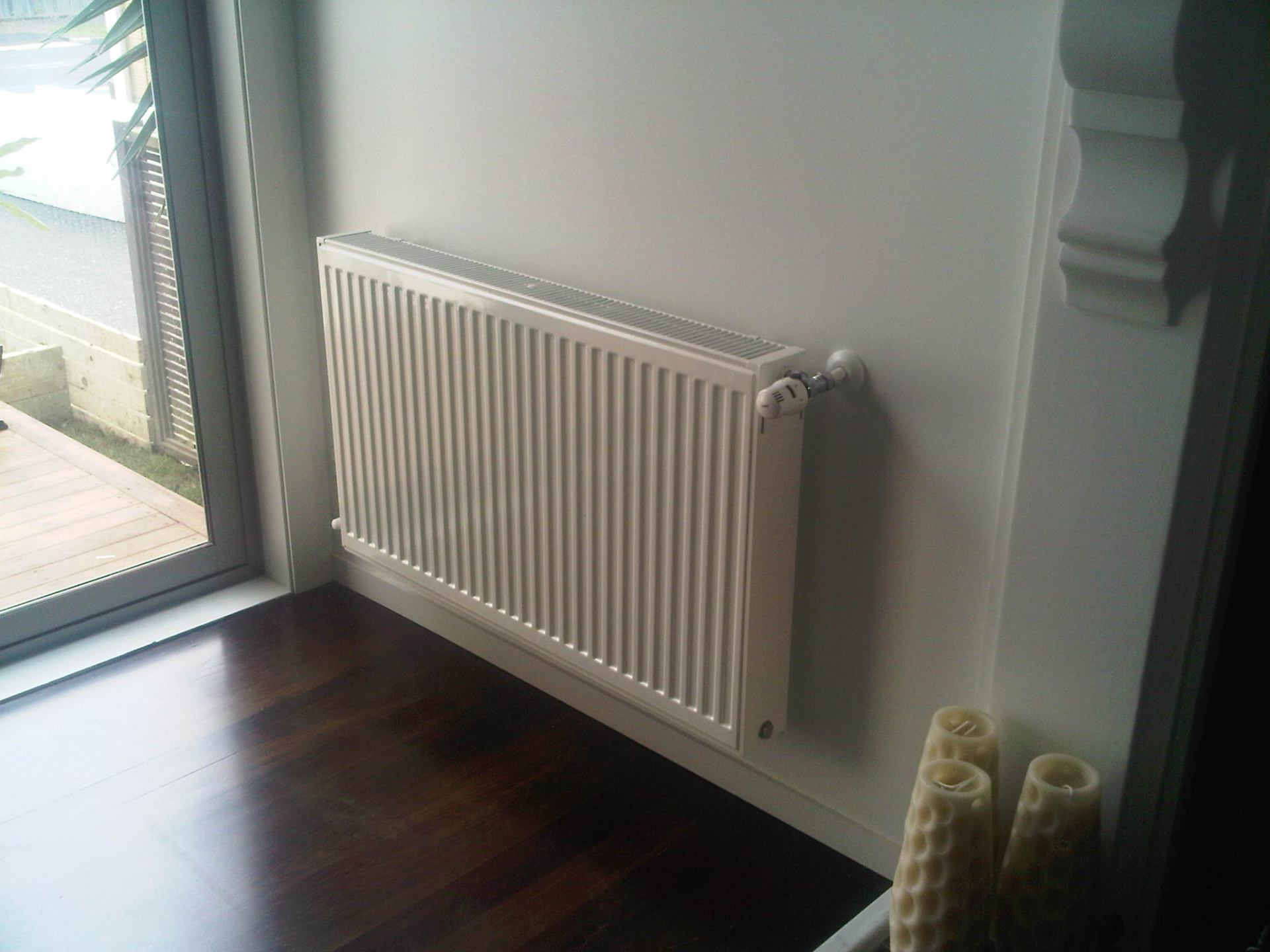 Radiator installed in Mission Bay home