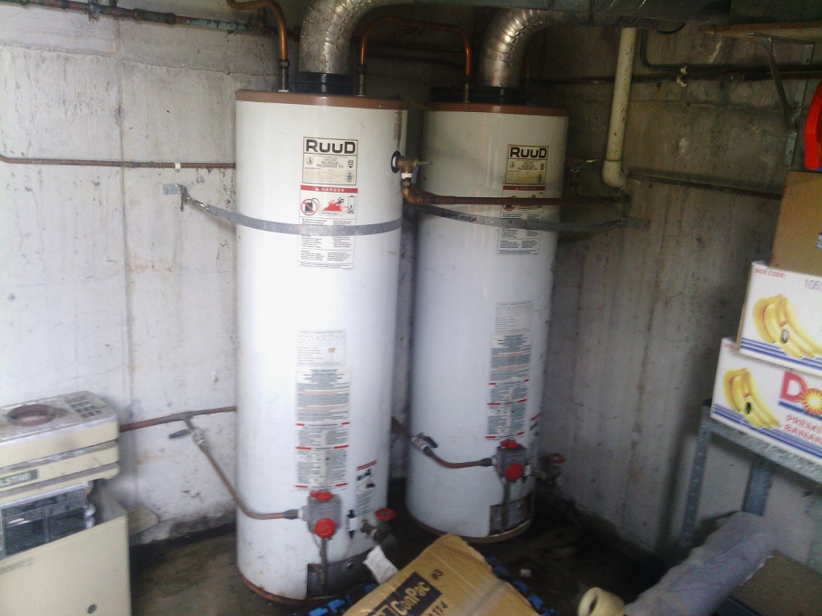 Commercial Ruud twin cylinders