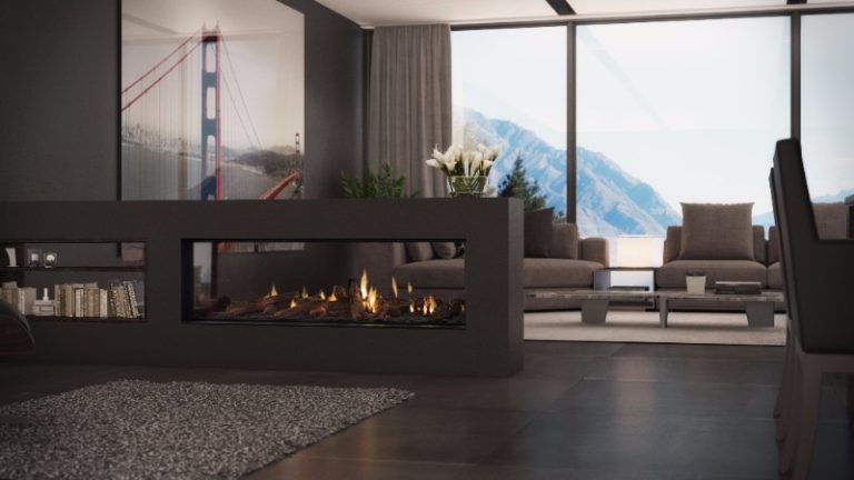 Escea DS double-sided gas fireplace