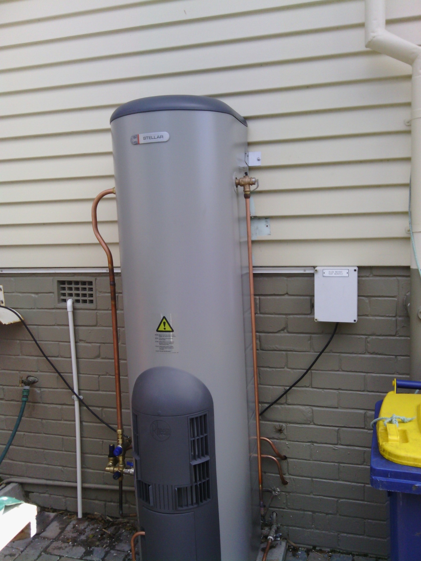 Stellar cylinder install